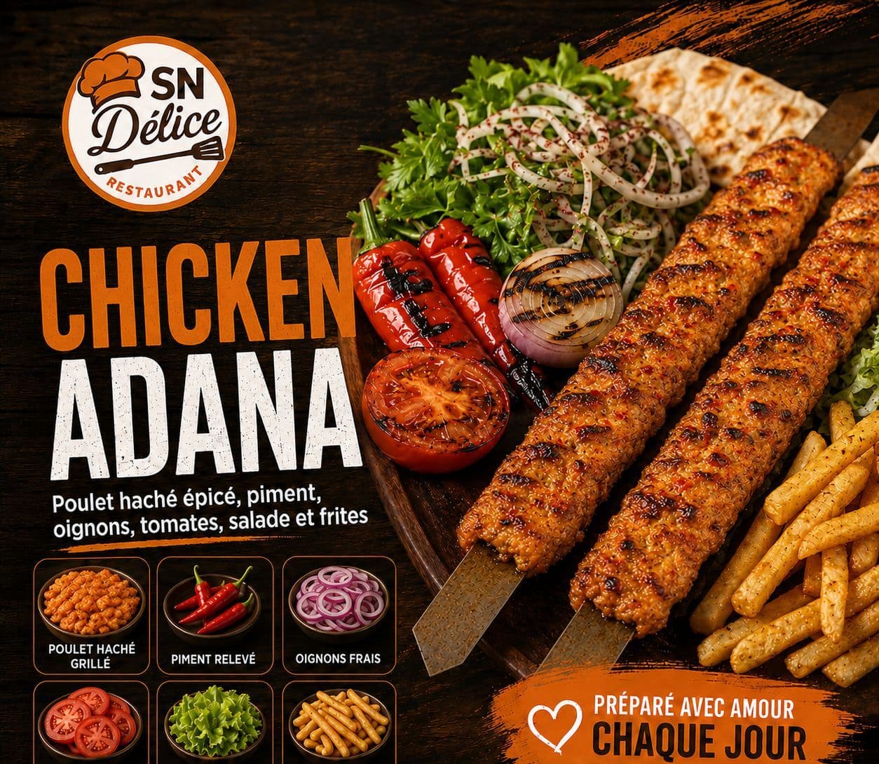 Chicken Adana