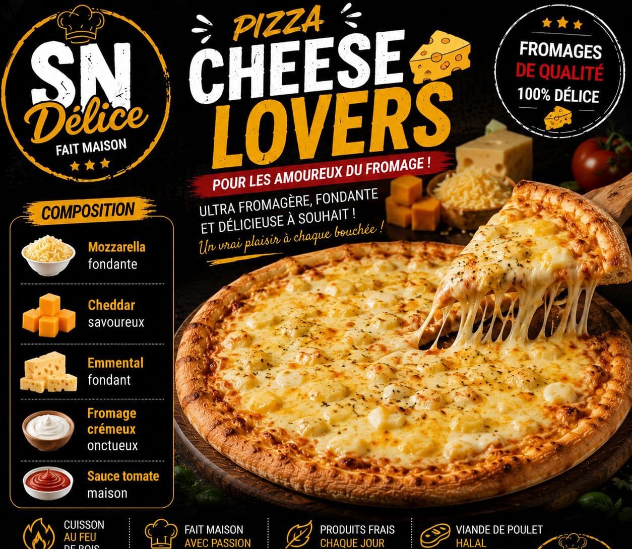 Pizza Cheese Lovers